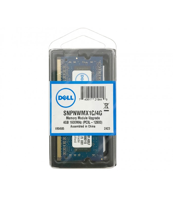 MEMORIA DELL 4GB DDR3 1600MHZ SODIMM Non-ECC 1.35V CL11 204PIN SNPNWMX1C/4G ORG.