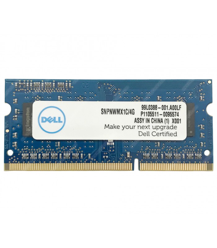 MEMORIA DELL 4GB DDR3 1600MHZ SODIMM Non-ECC 1.35V CL11 204PIN SNPNWMX1C/4G ORG.