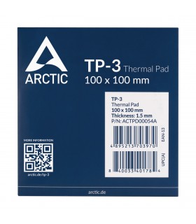 THERMAL PAD ARCTIC TP-3 100X100X1.5MM 1PACK DENS. 3.4g/cc TEMP. -40~150°C AZUL Xbox PS5 ACTPD00054A ORIG.