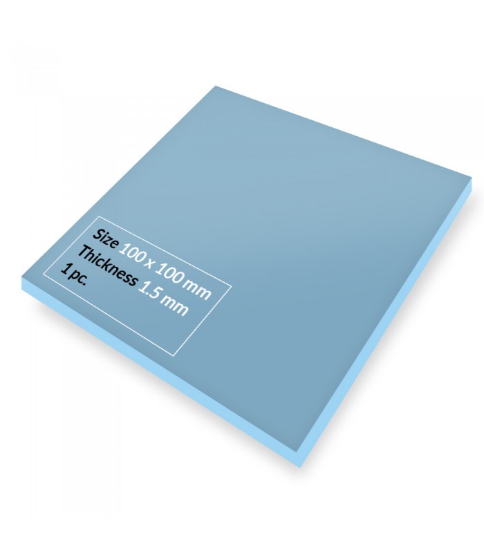THERMAL PAD ARCTIC TP-3 100X100X1.5MM 1PACK DENS. 3.4g/cc TEMP. -40~150°C AZUL Xbox PS5 ACTPD00054A ORIG.