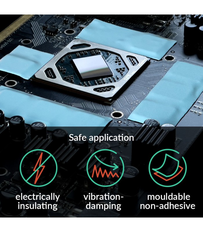 THERMAL PAD ARCTIC TP-3 100X100X1.5MM 1PACK DENS. 3.4g/cc TEMP. -40~150°C AZUL Xbox PS5 ACTPD00054A ORIG.