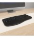 TECLADO KLIP XTREME KBK-530S INALÁMBRICO 2.4GHz / ERGONOMICO DIVDIDO / FN / PC / LATINO /10M /BK