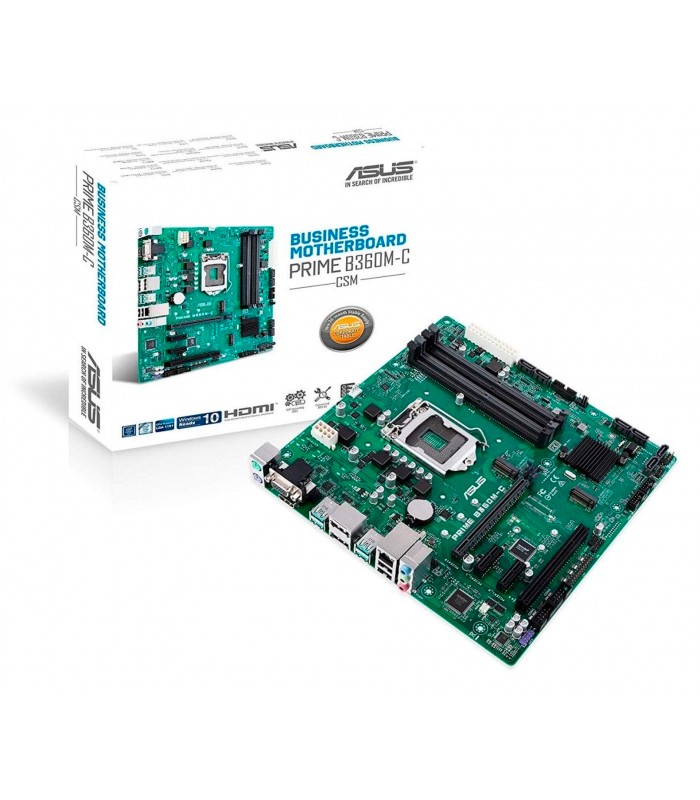 MBO ASUS PRIME B360M-C/CSM mATX / LGA1151/4xDDR4 2666/2xM.2/1PCI/DVI/4SATA/HDMI/VGA/DPX2/2-PS/2 8TH 9TH GEN