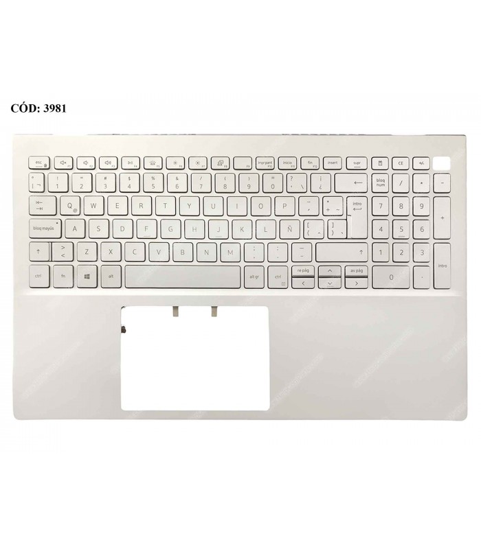 DELL ASSY W/KB W/PLMRST/ INSPIRON 15 5501 5502 5504 5505 SERIES SLV 0TTGCH BL LA ORIG.