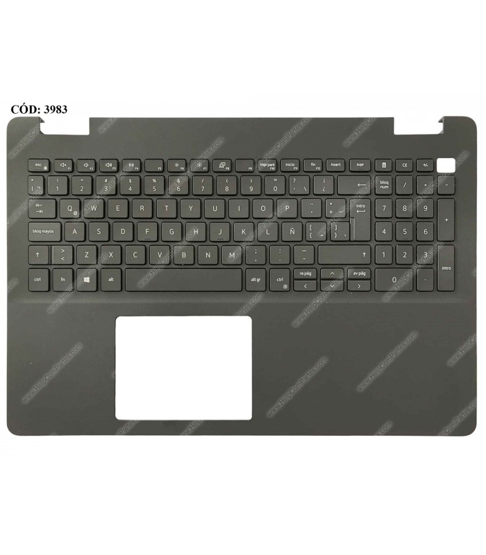DELL ASSY W/KB W/PLMRST /VOSTRO 15 3500 3501 3505 SERIES USB-C 0DW46T 0KKF0M BK LA ORIG.