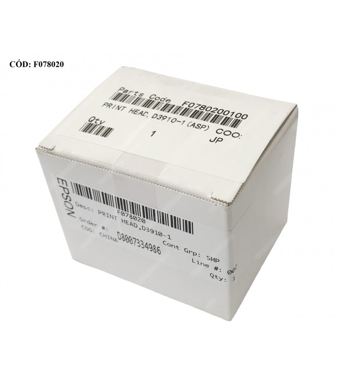CABEZAL EPSON F078020 LX-50 LX-300 LX-300+ LX-300+II LX-300+II RTP LX-1170 LX-1170II RF. 650 ORIG.