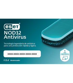 ESET NOD32 ANTIVIRUS HOME V.19 2026 1AÑO PACK 3PCS (RASPADITA).