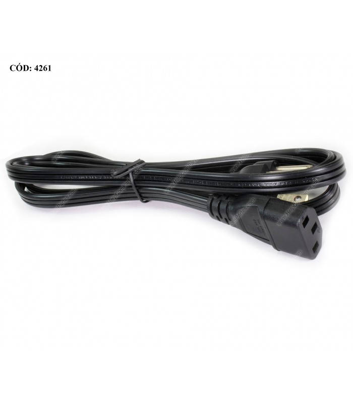 AC POWER CORD DELL 3FT/0.91M 125-240V~ 10A US 3PRONG PC 0K305D ORIG.