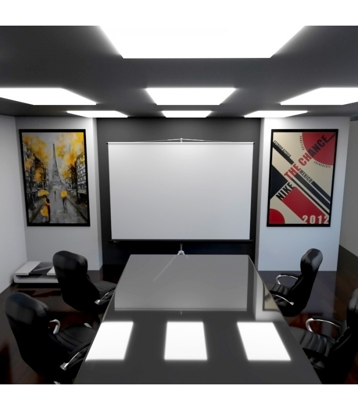 PANTALLA PROYECCION KLIP XTREME KPS-113 92"/2.34m /MANUAL/A 16:09/ + TRIPODE/ AC120KLX29