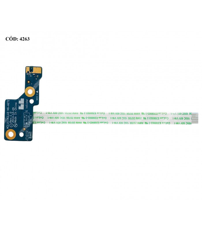 POWER BUTTON LENOVO BD W/CABLE G40-30 G40-45 G40-80 G40-70 G41-35 Z40-70 Z40-75 SERIES ACLU1 NS-A272 90005904 ORIG.