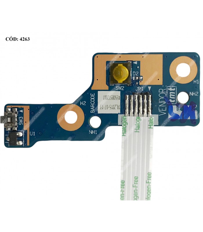 POWER BUTTON LENOVO BD W/CABLE G40-30 G40-45 G40-80 G40-70 G41-35 Z40-70 Z40-75 SERIES ACLU1 NS-A272 90005904 ORIG.