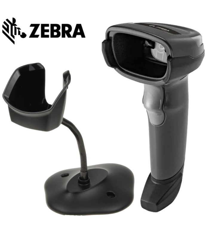 ESCANER ZEBRA DS2208 USB ALAMBRICO KIT -DE MANO- IMAGER 2D -QR- AUTOMATICA O MANUAL/