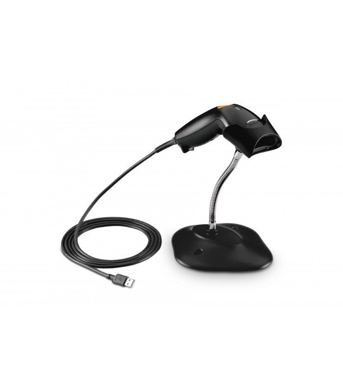 ESCANER ZEBRA LS-1203 -DE MANO-ECLIPSE- 1D - USB - CON BASE
