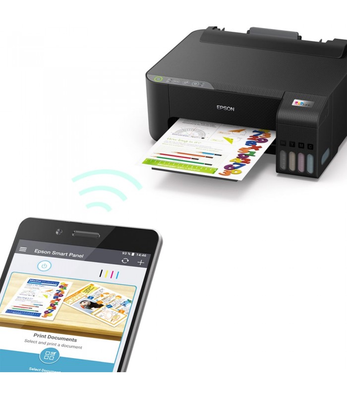 IMPRESORA EPSON L1250 PRINT/WIFI /4500BK/7500COLOR/ 33/15PPM- BK/CL / APP SmartPanel /BK / BOT 544 1Y