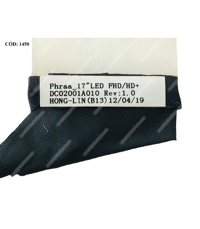 FLEX LCD TOSHIBA SATELLITE P775 P775D P770 P770D QOSMIO X770 X775 SERIES 40PIN DC02001A010 ORIG.