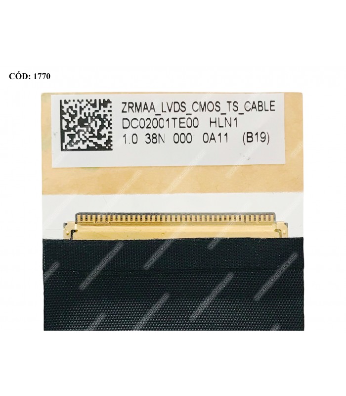 FLEX LCD TOSHIBA SATELLITE E45 E45T E45T-A M50D-A-10K E45-A4100 E55 E55T SERIES 40PIN ZRMAA TOUCH ORIG.