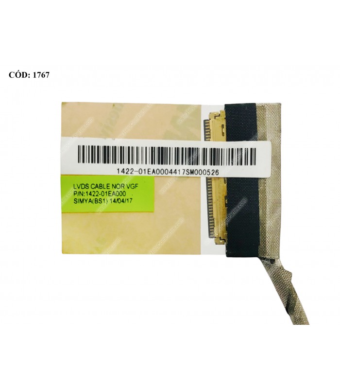 FLEX LCD TOSHIBA L50D-A L55-A L55 S50D-A L50-A S55-A S55D-A 15,6" SERIES 40PIN 1422-01EA000 H000057030 ORIG.
