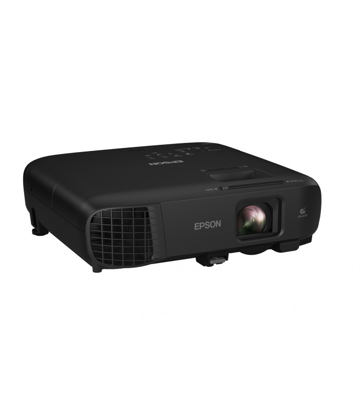 PROYECTOR EPSON PowerLite FH52+ 4000 LUMENES 3LCD Full HD, 1XVGA,1XRCA,2XHDMI, Wi-Fi, MIRACAST, 12K ECO, BK V11H978021,1Y