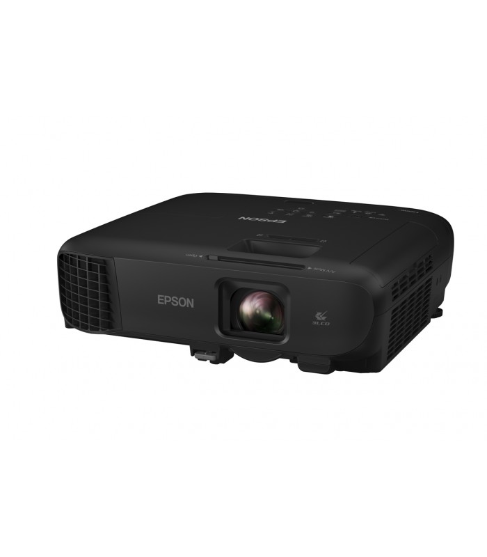 PROYECTOR EPSON PowerLite FH52+ 4000 LUMENES 3LCD Full HD, 1XVGA,1XRCA,2XHDMI, Wi-Fi, MIRACAST, 12K ECO, BK V11H978021,1Y