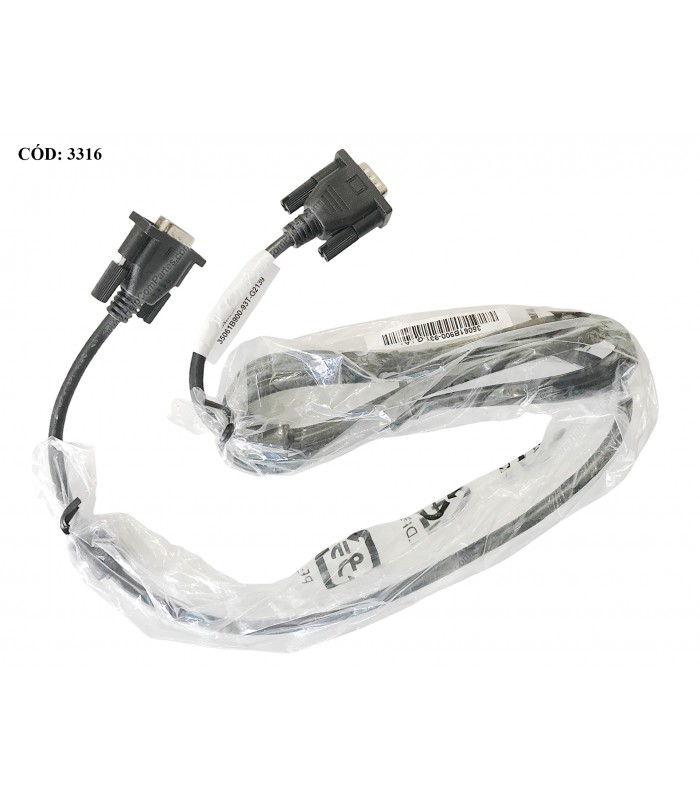 CABLE VGA A VGA HP VIDEO 1.8M 15PIN M/M NEGRO-HOTRON PC 924318-001 ORIG.