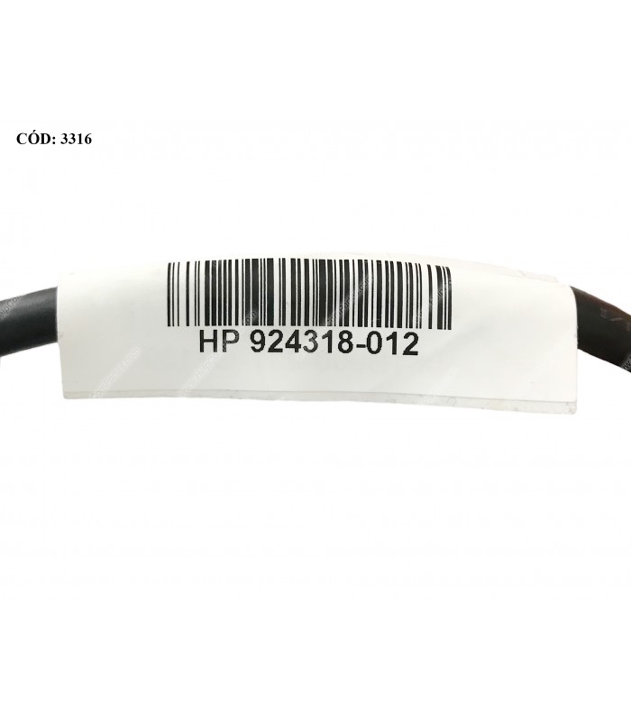CABLE VGA A VGA HP VIDEO 1.8M 15PIN M/M NEGRO-HOTRON PC 924318-001 ORIG.