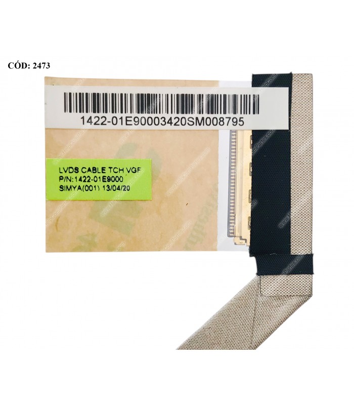 FLEX LCD TOSHIBA Satellite S55T S55T-A S50T-A P55T P50T (Touch) SERIES 30/40 PIN 1422-01E9000 ORIG.