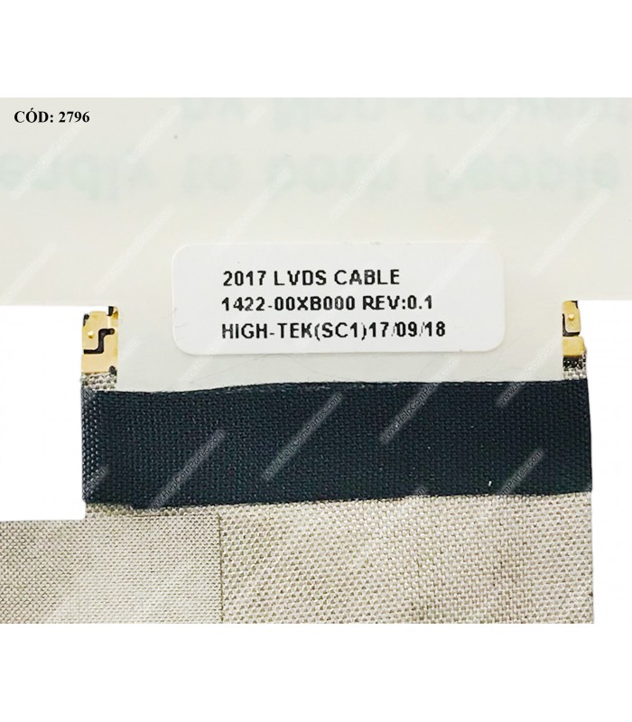 FLEX LCD TOSHIBA SATELLITE C670 C670D C675 C675D L770  L770D L775  L775D SERIES 40PIN 1422-00XB000 OEM