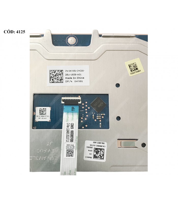 TOUCHPAD CLICK BD W/CABLE DELL INSP. 15 3510 3511 3515 3520 3521 3525 VOSTRO 15 3510 3515 SERIES 0R09DC BK ORIG.