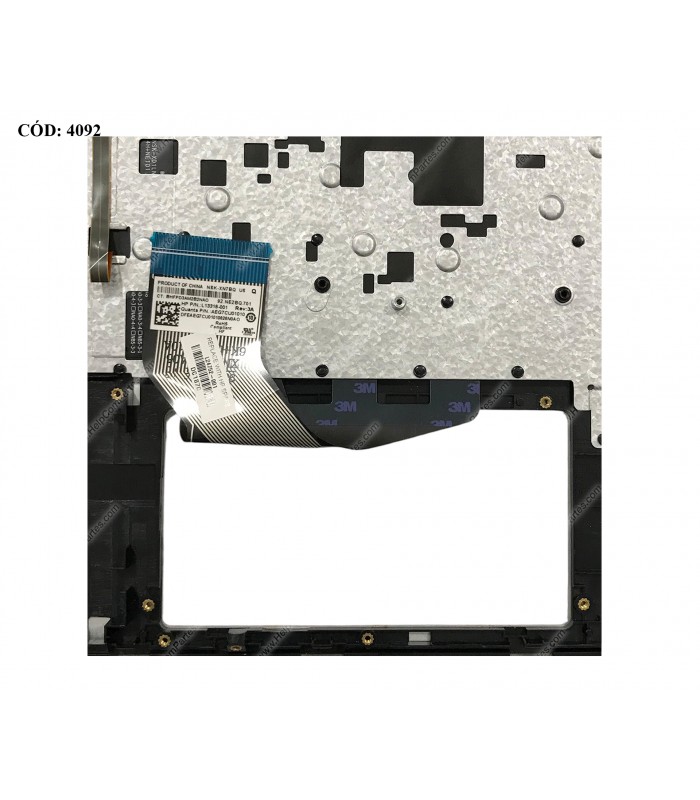 HP ASSY W/PLMRST HP 15-CS 15-CW 15T-CS 15Z-CW SERIES L13318-001 N-KEY SLV US ORIG.(DS)