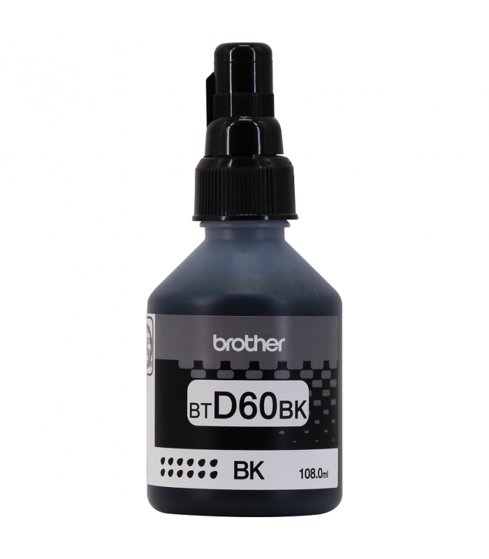 BOTELLA BROTHER BTD60BK NEGRO 108.0ML/DCP-T310/DCP-T510W/T710W/ MFC-T910DW 6500PGS-