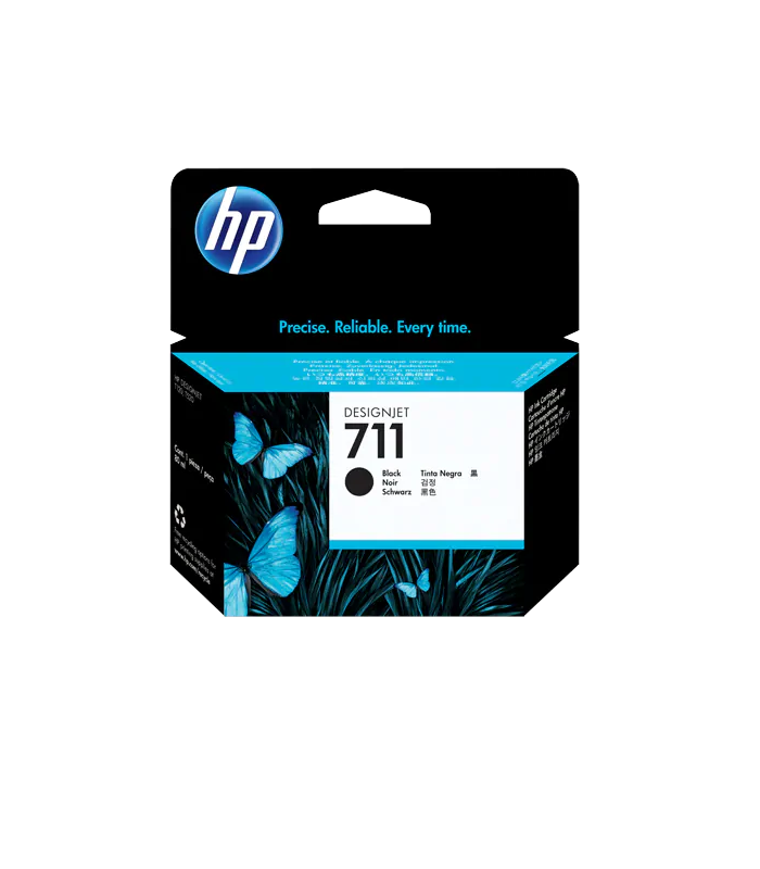 CARTUCHO HP CZ133AL 711 BK 80ML ALT DESIGNJET T120 T125 T130 T520 T525 T530 T525