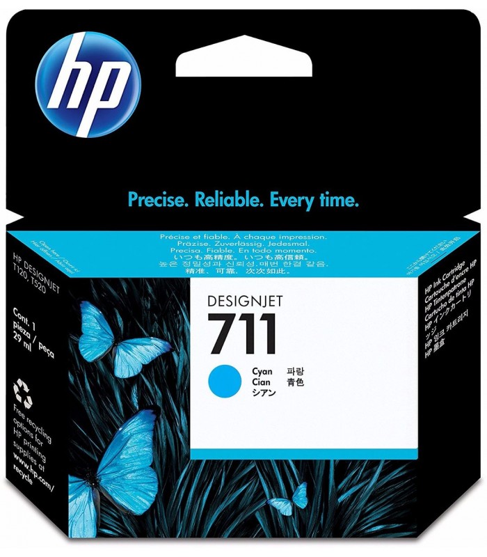 CARTUCHO HP CZ130A 711 CYAN 29ML /DESIGNJET T120 T125 T130 T520 T525 T530 T525