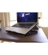 COOLING PAD XTECH XTA-156 LUZ LED / USB 2.0 / 7 NIVELES/HASTA 15.6"/8KG /2FAN 140mm BLUE/ 1200RPM BK
