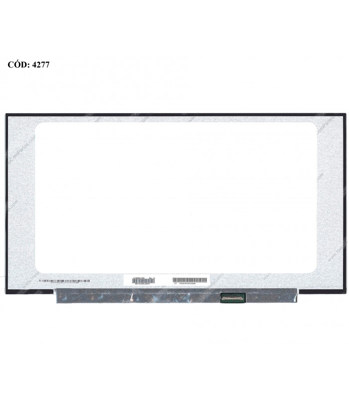 DISPLAY 15.6" 30PIN WLED SLIM FHD (1920x1080) NARROW MATTE 60HZ IPS N-TS eDP VC.D PCBA FLAT 26CM 2CM NO BRACKETS 5D10W73207