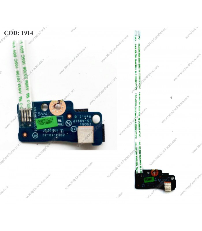 POWER BUTTON HP BD W/CABLE 250 255 256 G3 /15-G 15-H 15-R 15-T 15-Z 15Z-G 15T-R SERIES + CABLE/12cm 749650-001