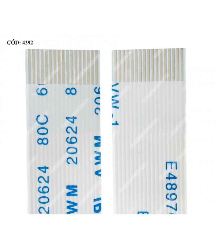 FLEX FLAT FFC 17PIN 64cm LARGO 9CM ANCHO 80C 60V