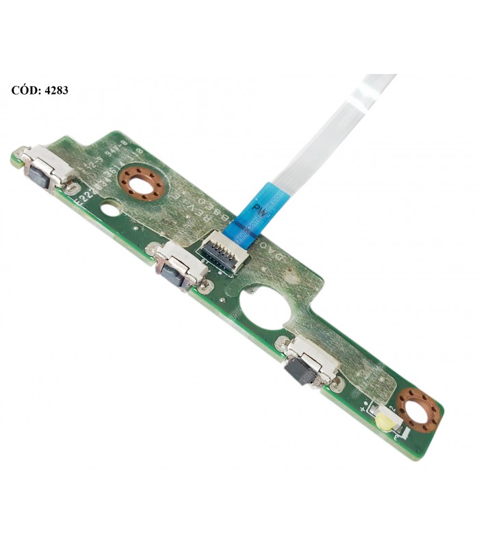 POWER BUTTON TOSHIBA BD W/CABLE SATELLITE P55W-B5220 P55W-B5224 SERIES A000298290 ORIG.