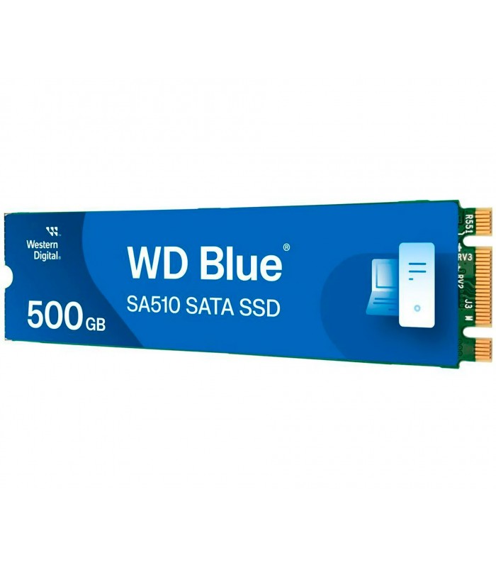 SSD WD BLUE SA510 500GB M.2 B+M 2280 SATA III 6Gb/s PCIE GEN3/ 3D TLC NAND/ TBW 200 / 560-510MB/s RW WDS500G3B0B-00AXS0