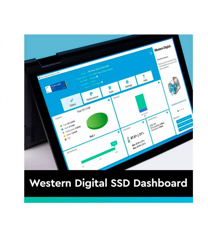 SSD WD BLUE SA510 500GB M.2 B+M 2280 SATA III 6Gb/s PCIE GEN3/ 3D TLC NAND/ TBW 200 / 560-510MB/s RW WDS500G3B0B-00AXS0