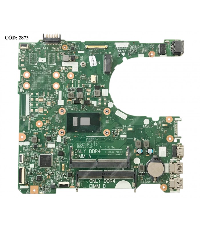 MBO DELL INSPIRON 14-3467 15-3567/ i5-7200U 2.50/T 3.10GHz 2C/UMA/2XDDR4 / TURIS 14 15 KBL SKL/ 0D71DF / 6TH 7TH ORIG.