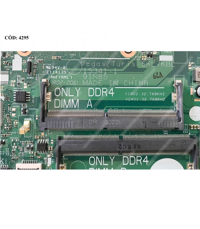 MBO DELL INSP. 14-3467 15-3567/ i3-6006u 2.00GHz 2C /UMA/2XDDR4 / TURIS 14 15 KBL SKL/ 0NP4RY /6TH 7TH GEN ORIG.
