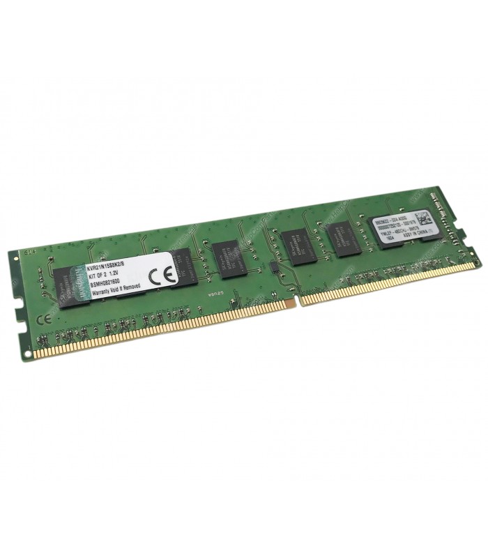 MEMORIA KINGSTON 4GB DDR4 2133MHZ UDIMM Non-ECC 1.2V CL15 288PIN PC KVR21N15S8K2/8