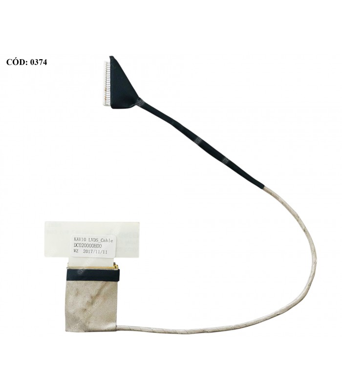 FLEX LCD ACER ASPIRE ONE KAV10 D150 D150-1Bk D150-1B D150-1000 D150-0BB SERIES 40PIN DC02000H00 ORIG.