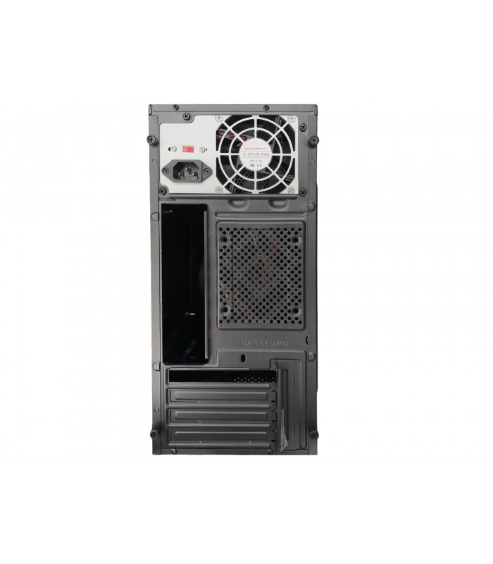 CASE SPEEDMIND SMKCM10 MINI ATX/MATX 600W / 1XUSB 3.0/ 2XUSB 2.0 / NO-DVD /KIT COMBO TM/PC NEGRO