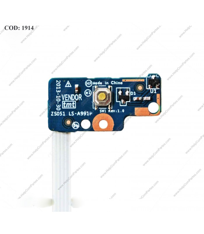 POWER BUTTON HP BD W/CABLE 250 255 256 G3 /15-G 15-H 15-R 15-T 15-Z 15Z-G 15T-R SERIES + CABLE/12cm 749650-001