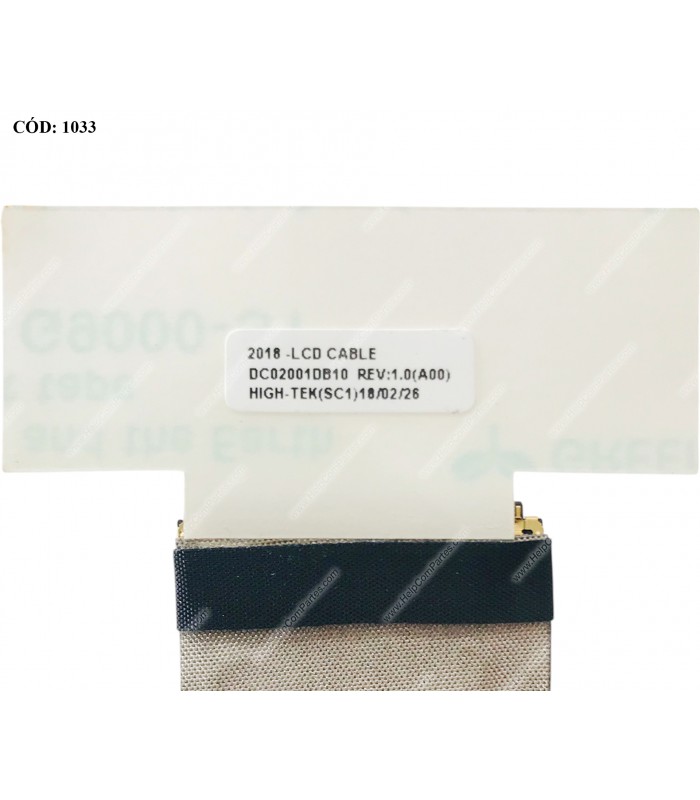 FLEX LCD ACER ASPIRE 5750 5755 E1-521 531 GATEWAY NV55 TRAVELMATE P253 SERIES 40PIN 50.R9702.003 ORIG.