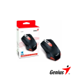 MOUSE GENIUS X-G200 USB ALAMBRICO GAMING LIGHTNING RED IN BLACK PC