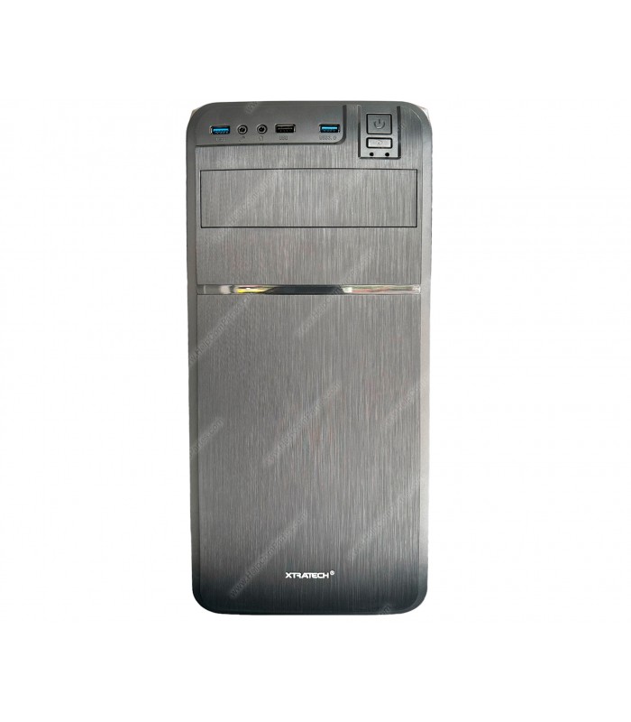 CASE XTRATECH XT-9Y53 ATX/MATX 600W PSU/ 3XUSB/1XDVD/POWER/RESET/MIC PC BK