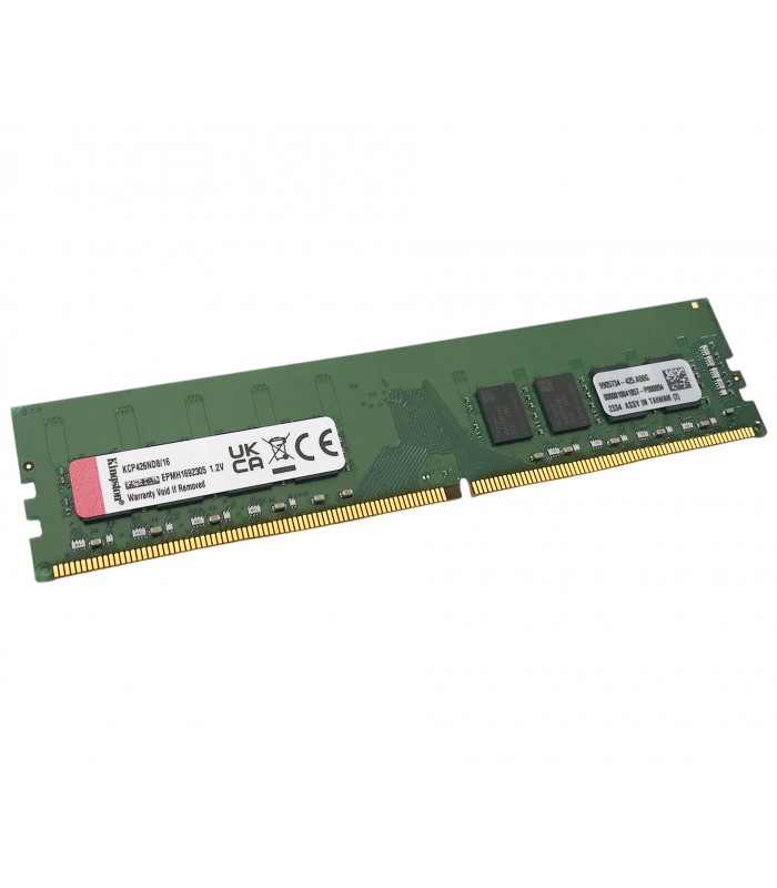 MEMORIA KINGSTON 16GB DDR4 2666Mhz UDIMM Non-ECC 1.2V CL19 288PIN PC KCP426ND8/16