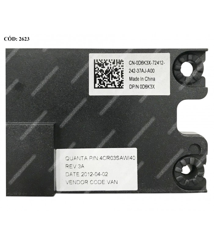ALTAVOCES DELL INSPIRON 17R N7110 P14E SERIES R/L 0D6K3X D6K3X ORIG.
